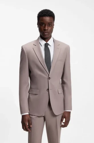 Silk-blend tie with jacquard pattern