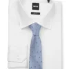 Silk-blend tie with jacquard pattern