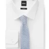 Silk-blend tie with jacquard pattern