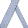 Silk-blend tie with jacquard pattern