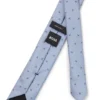 Silk-blend tie with jacquard pattern