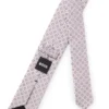 Silk-blend tie with jacquard pattern