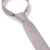 Silk-blend tie with jacquard pattern