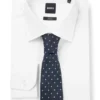 Silk-blend tie with micro Double B monograms