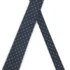 Silk-blend tie with micro Double B monograms