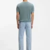 Silk-cotton sweater with structured knit