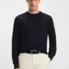 Silk sweater with Prince of Wales check structure