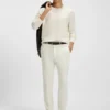 Silk sweater with Prince of Wales check structure