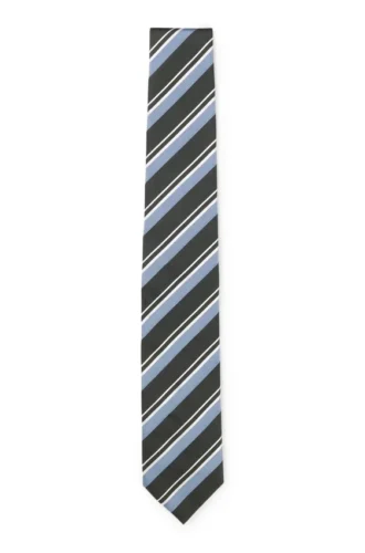Silk tie with jacquard pattern