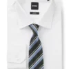 Silk tie with jacquard pattern
