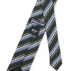 Silk tie with jacquard pattern