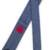 Silk tie with jacquard pattern