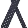 Silk tie with micro Double B monograms