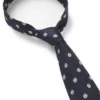Silk tie with micro Double B monograms