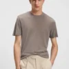 Silk-wool T-shirt in a regular fit