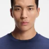 Silk-wool T-shirt in a regular fit