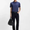 Silk-wool T-shirt in a regular fit