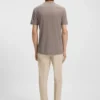 Silk-wool T-shirt in a regular fit