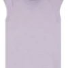 Sleeveless mock-neck sweater in merino wool