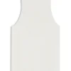 Sleeveless top with irregular rib