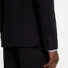 Slim-fit blazer in cotton-blend jersey