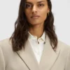 Slim-fit blazer in virgin-wool twill Slim-fit blazer in virgin-wool twill