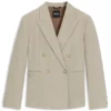 Slim-fit blazer in virgin-wool twill Slim-fit blazer in virgin-wool twill