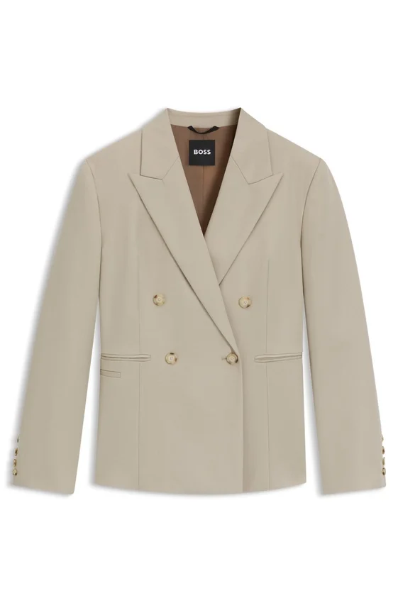 Slim-fit blazer in virgin-wool twill Slim-fit blazer in virgin-wool twill