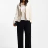 Slim-fit blazer with angled darts