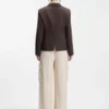 Slim-fit blazer with angled darts