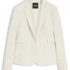 Slim-fit blazer with angled darts
