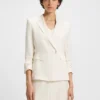 Slim-fit blazer with press-stud closure Slim-fit blazer with press-stud closure
