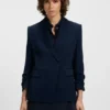 Slim-fit blazer with press-stud closure Slim-fit blazer with press-stud closure