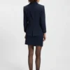 Slim-fit blazer with press-stud closure Slim-fit blazer with press-stud closure
