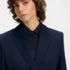 Slim-fit blazer with press-stud closure Slim-fit blazer with press-stud closure
