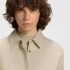 Slim-fit blouse in satin Slim-fit blouse in satin