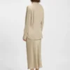 Slim-fit blouse in satin Slim-fit blouse in satin