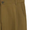 Slim-fit cargo trousers in mercerised cotton