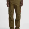 Slim-fit cargo trousers in ripstop cotton