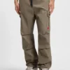 Slim-fit cargo trousers in ripstop cotton