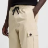 Slim-fit cargo trousers in ripstop cotton