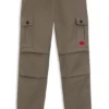 Slim-fit cargo trousers in ripstop cotton