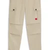 Slim-fit cargo trousers in ripstop cotton