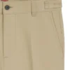 Slim-fit chinos in mercerised cotton twill