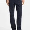 Slim-fit chinos in printed stretch-cotton twill