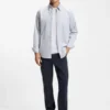 Slim-fit chinos in printed stretch-cotton twill