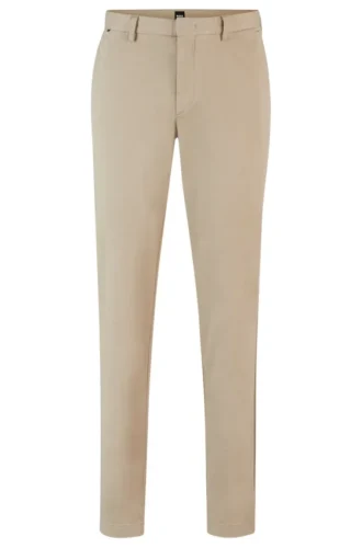 Slim-fit chinos in stretch-cotton gabardine Slim-fit chinos in stretch-cotton gabardine