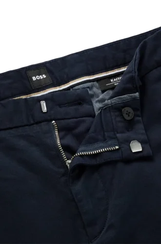 Slim-fit chinos in stretch-cotton gabardine Slim-fit chinos in stretch-cotton gabardine