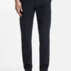 Slim-fit chinos in stretch-cotton satin