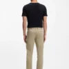 Slim-fit chinos in stretch-cotton satin
